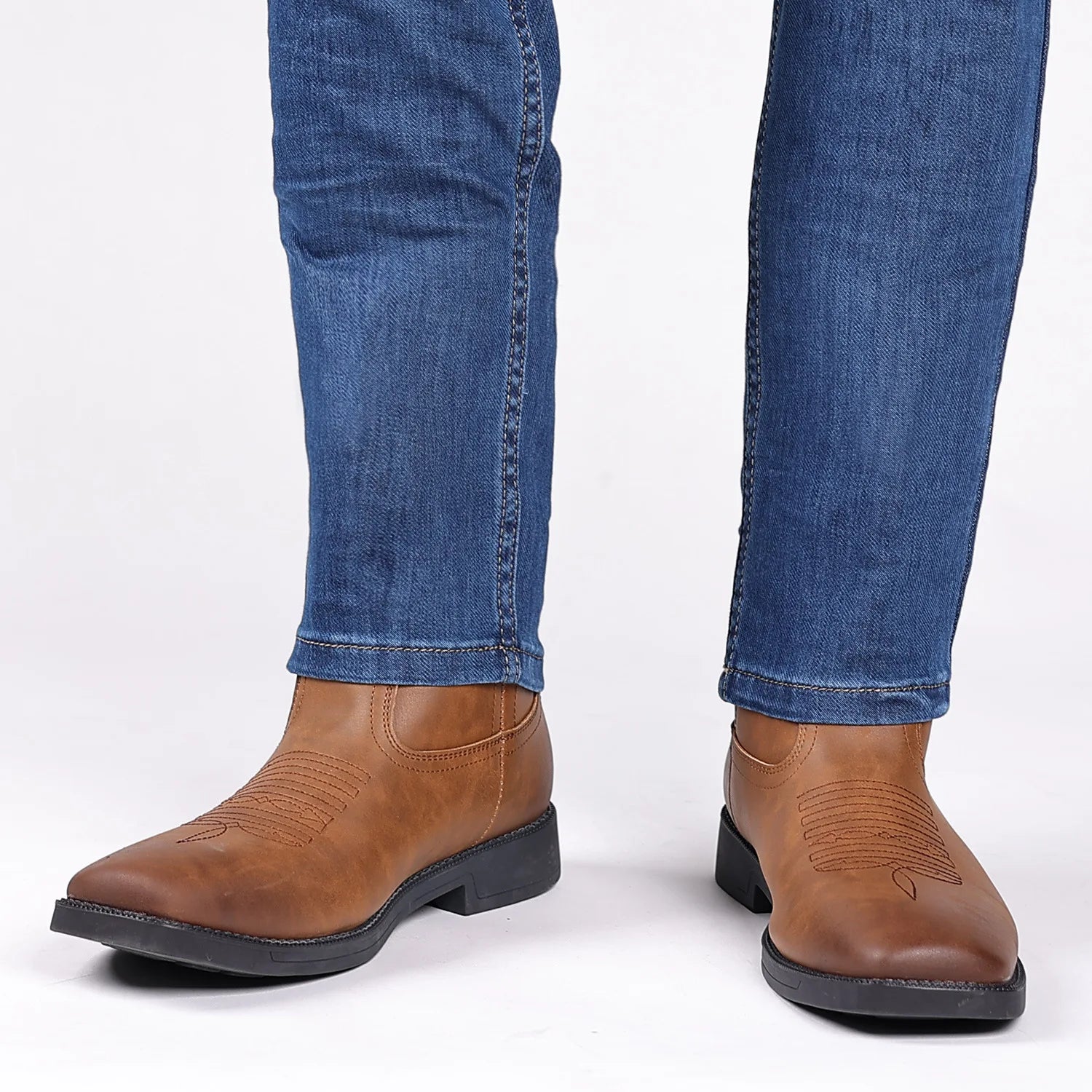Botte homme santiag marron
