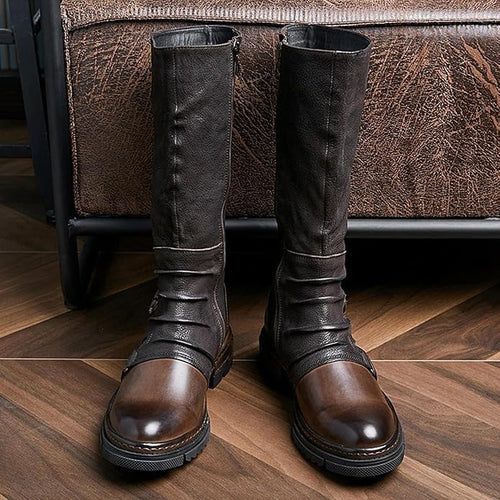 Botte hautes cuir homme santiag