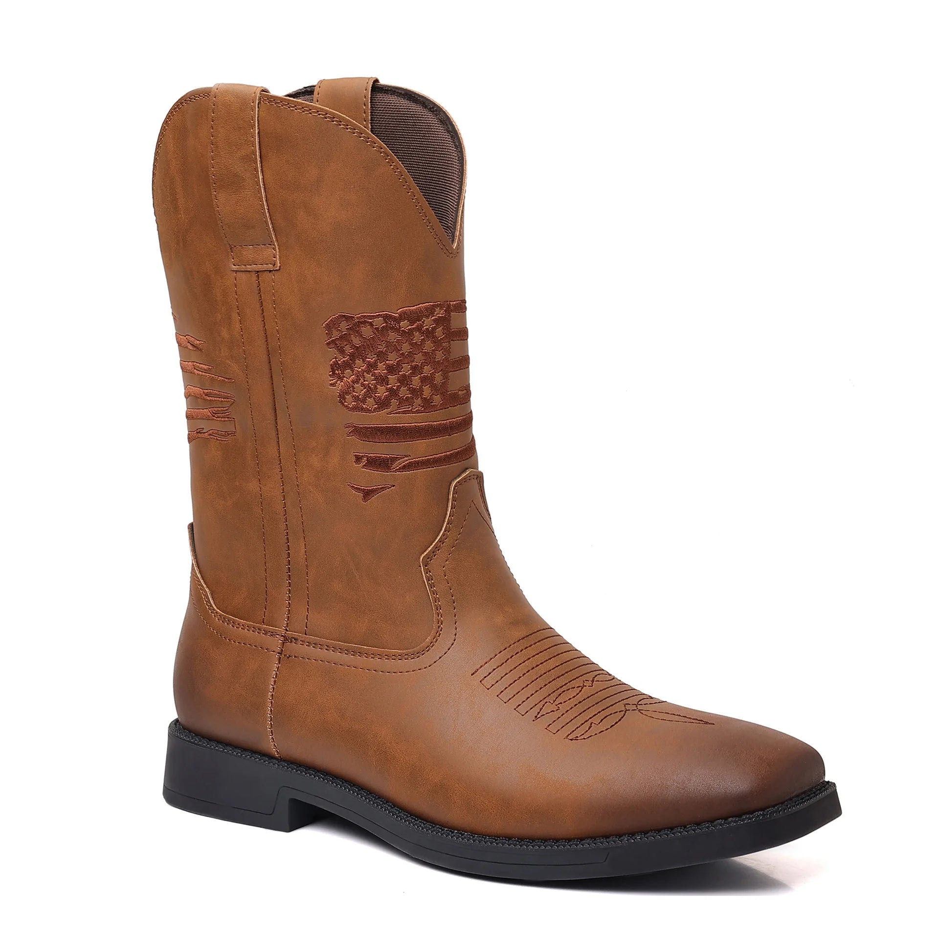 Botte homme santiag marron