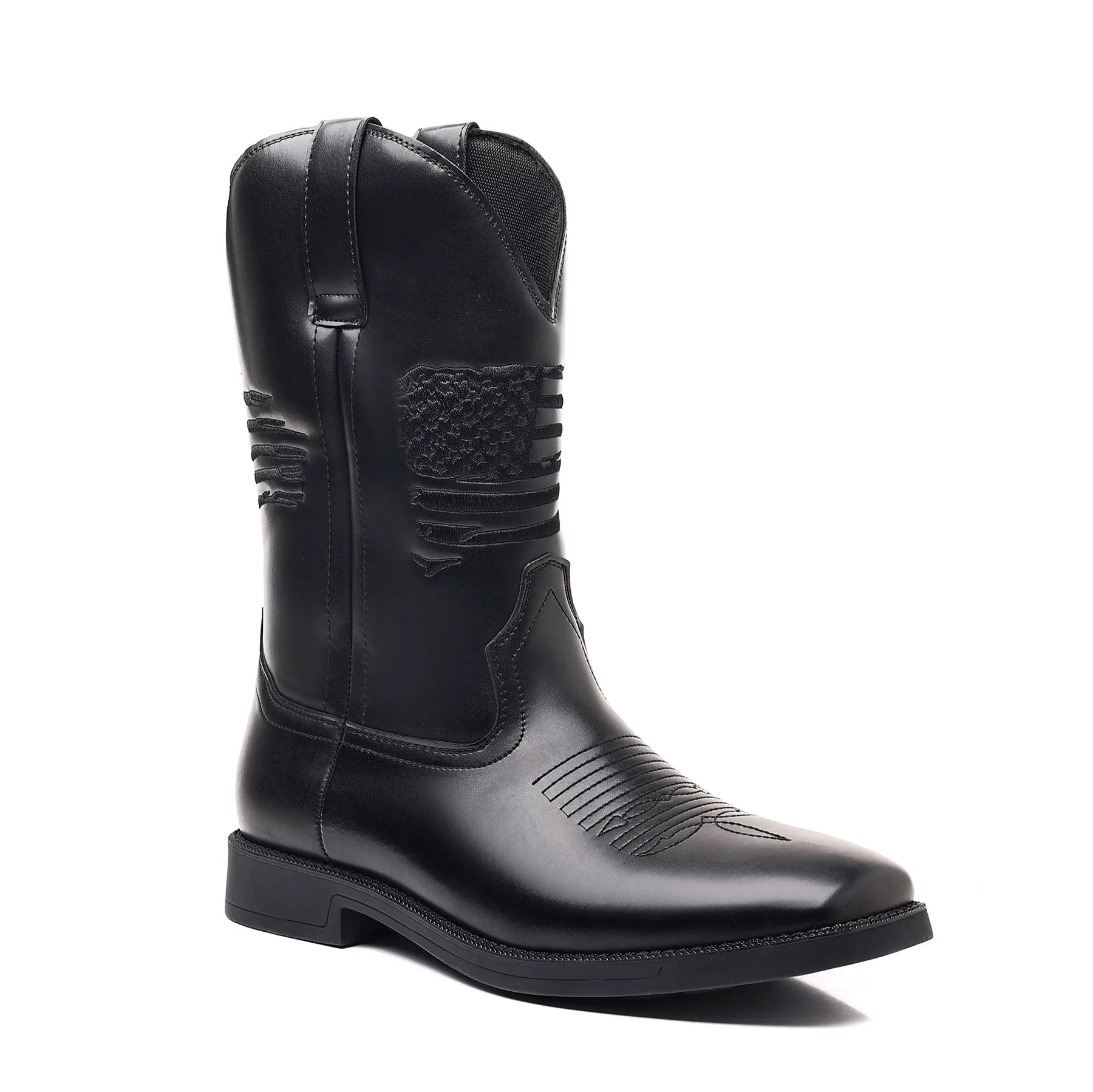 Botte homme santiag noire