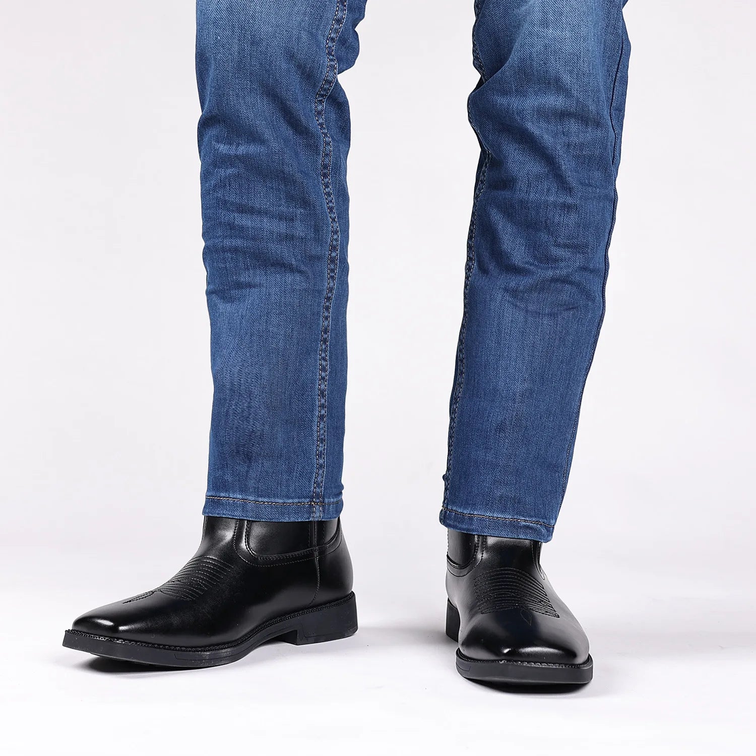 Botte homme santiag noire