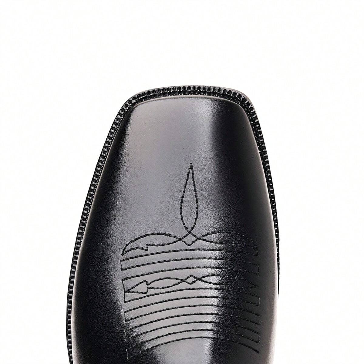 Botte homme santiag noire