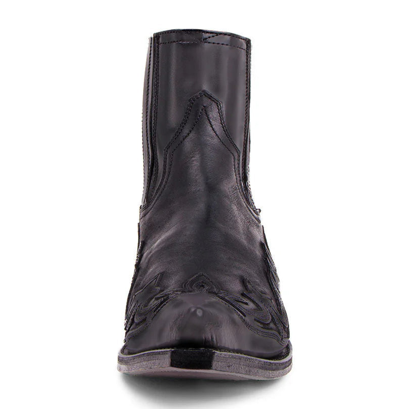 Bottine homme santiag noire