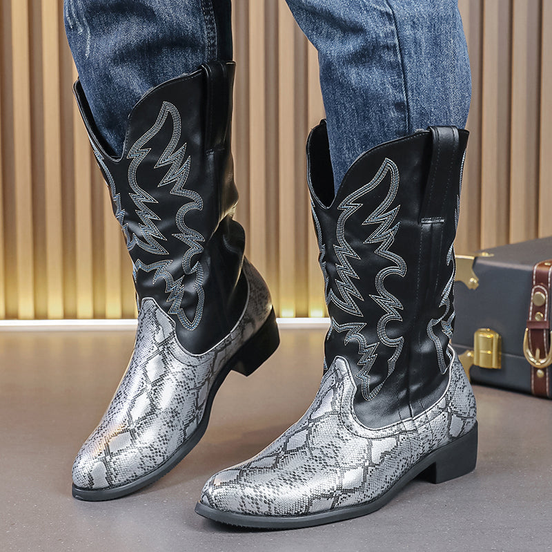 Santiag argent homme