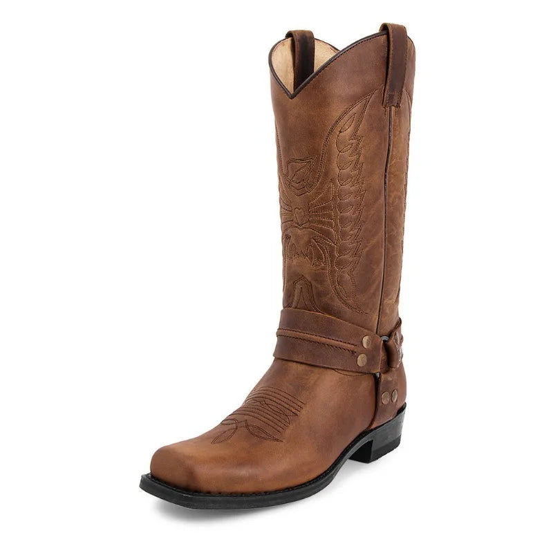 Santiag cuir cowboy homme