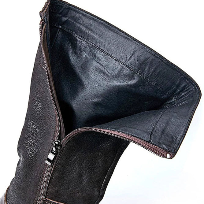 Botte hautes cuir homme santiag