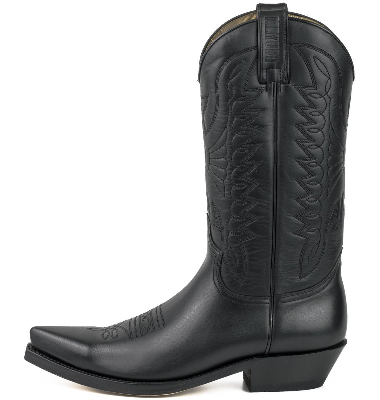 santiag noir homme mexicaine