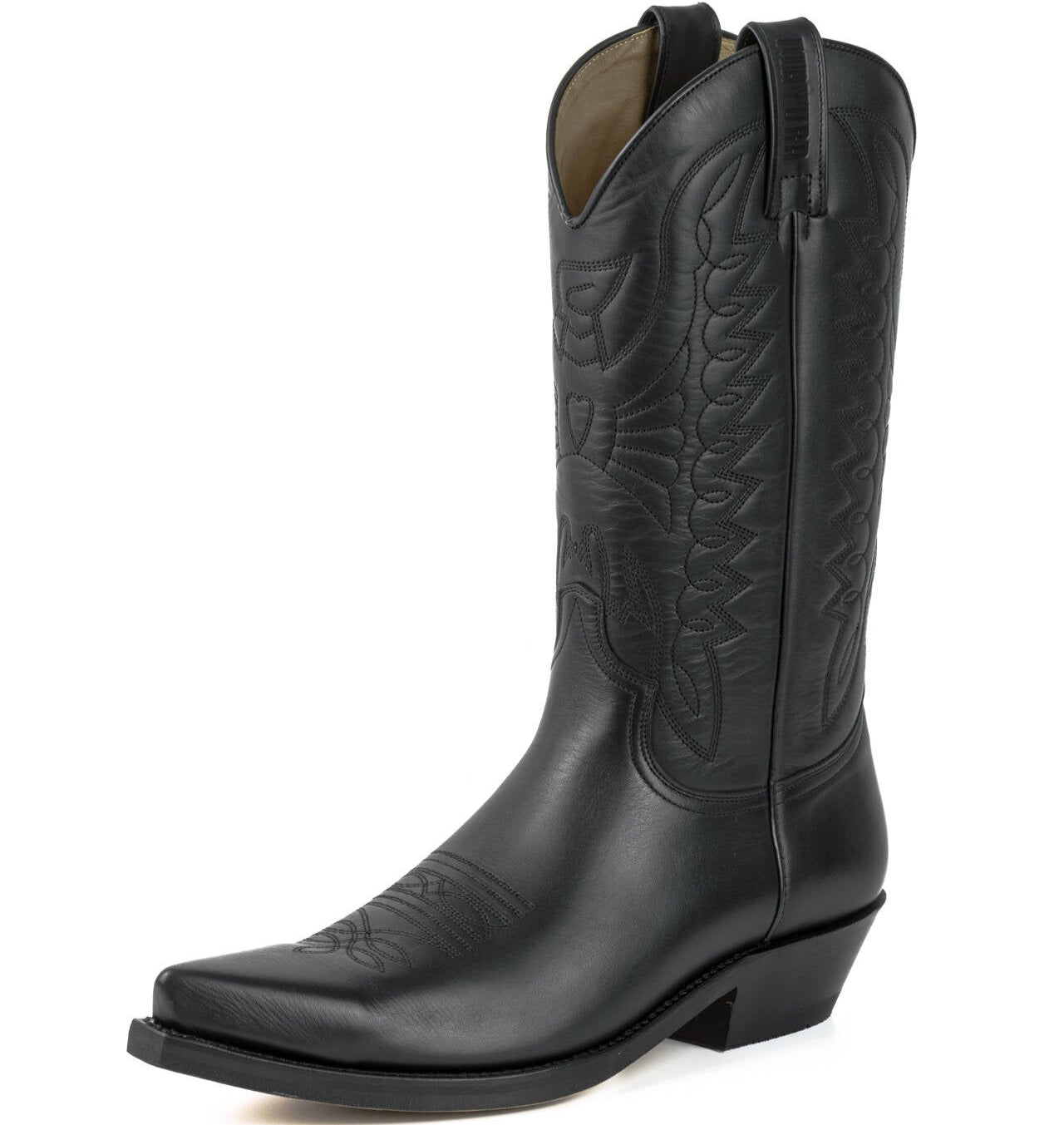 santiag noir homme mexicaine